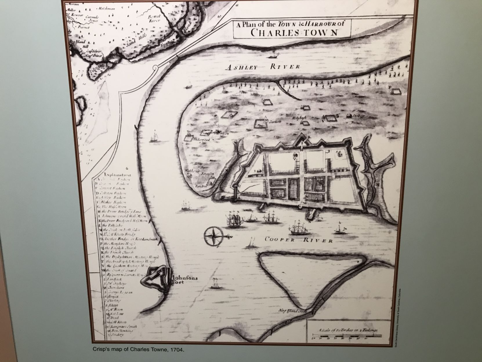 Charles Town on the peninsula rendering